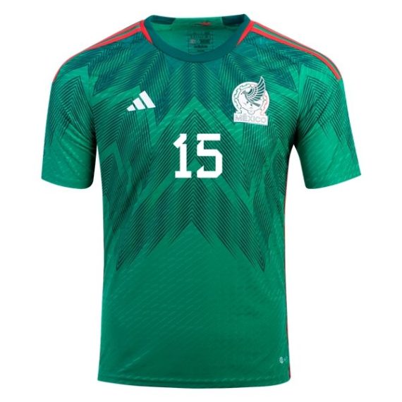 2022 Hector Moreno #15 Mexico Home Jersey