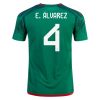 2022 Edson Alvarez #4 Mexico Home Jersey