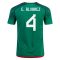 2022 Edson Alvarez #4 Mexico Home Jersey