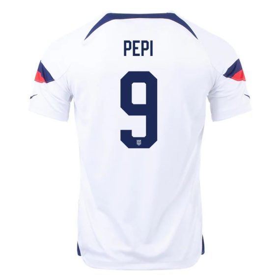 2022 Ricardo Pepi #9 USMNT Home Jersey