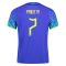 2022 Lucas Paqueta #7 Brazil Away Jersey