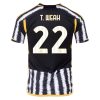 23/24 Juventus #22 Timothy Weah Home Jersey