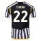23/24 Juventus #22 Timothy Weah Home Jersey