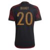 2022 Julian Brandt #20 Germany Away Jersey