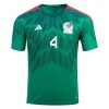 2022 Edson Alvarez #4 Mexico Home Jersey