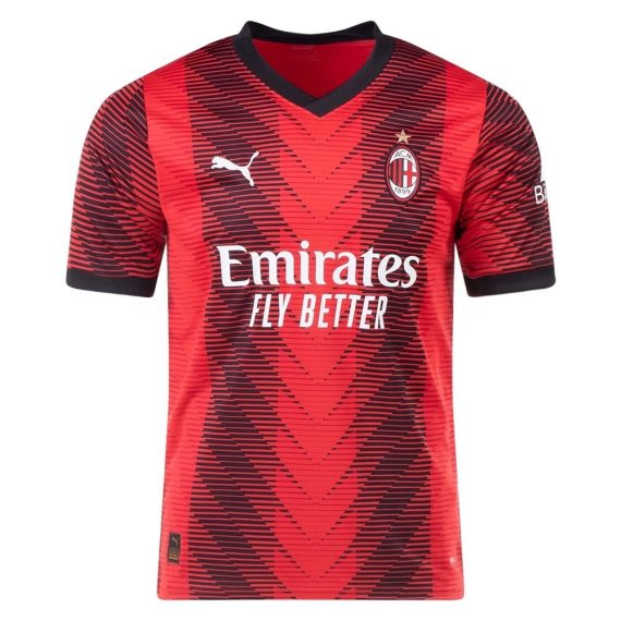 23/24 AC Milan #11 Christian Pulisic Home Jersey