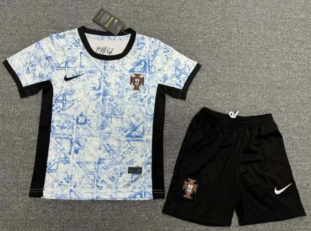2024 Portugal Away Football Shirt Kids Size Suit