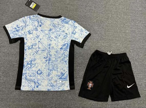 2024 Portugal Away Football Shirt Kids Size Suit