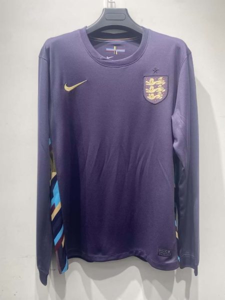 2024 Long Sleeve England Away Football Shirt
