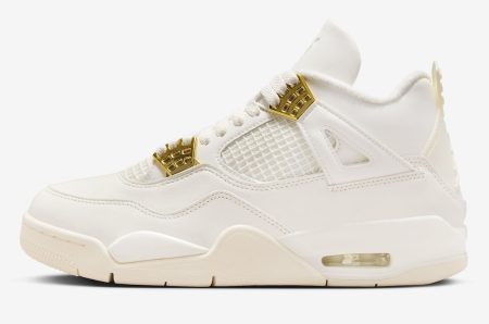 Air Jordan 4 Metallic Gold