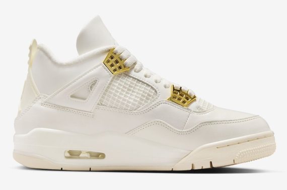 Air Jordan 4 Metallic Gold