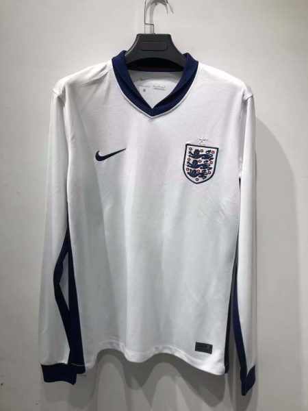 2024 Long Sleeve England Home Football Shirt