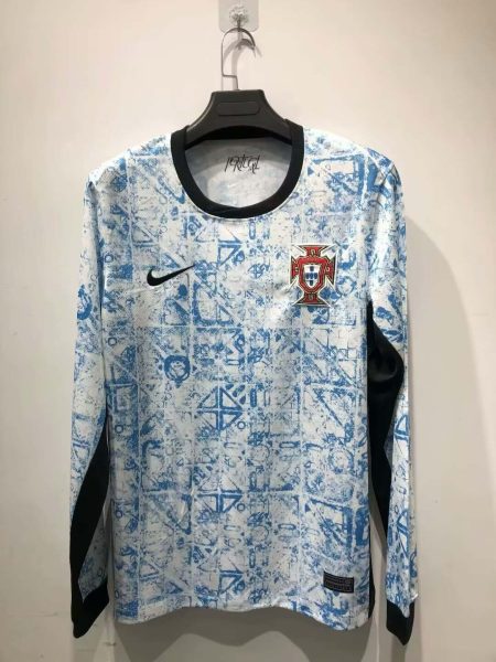 2024 Long Sleeve Portugal Away Football Shirt