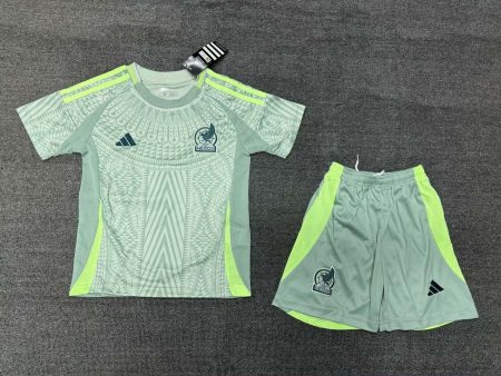 2024 Mexico National Away Football Shirt Kids Size Suit