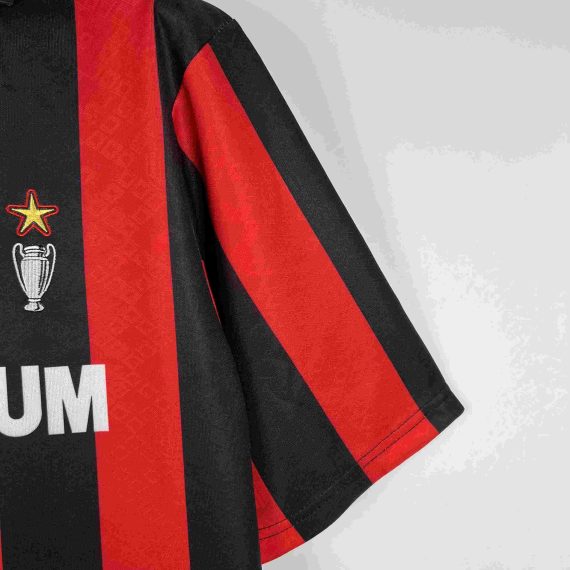 1989/1990 Retro AC Milan Home Football Shirt
