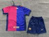 2024/2025 Barcelona Home Football Shirt Kids Size Suit