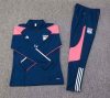 2023/2024 Lyon Half-Pull Training Suit Royal blue Football Shirt Set