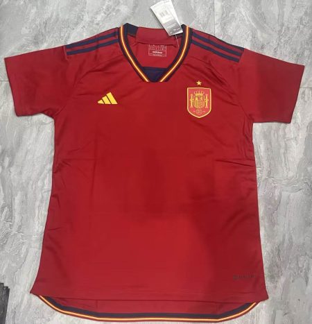 2022 FIFA World Cup Spain Home Soccer Shirt