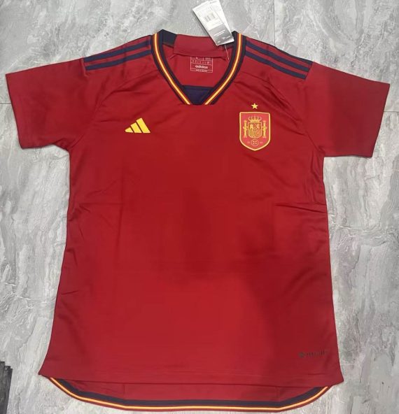 2022 FIFA World Cup Spain Home Soccer Shirt