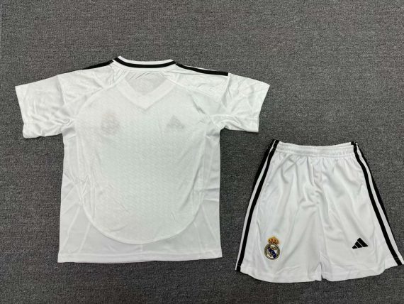 2024/2025 Real Madrid Home Football Shirt Kids Size Suit