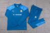 2023/2024 Olympique de Marseille Half-Pull Training Suit Blue Football Jersey Set
