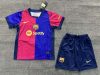 2024/2025 Barcelona Home Football Shirt Kids Size Suit