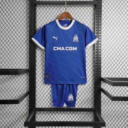 2023/2024 Olympique de Marseille Away  Football Shirt Kids Size Suit