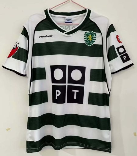 2001/2003 Retro Sporting Lisbon Home Football Shirt