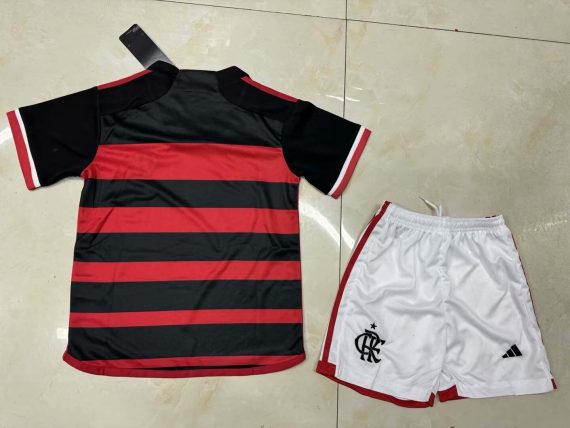 2024/2025 Flamengo Home Jersey Kids Size Suit