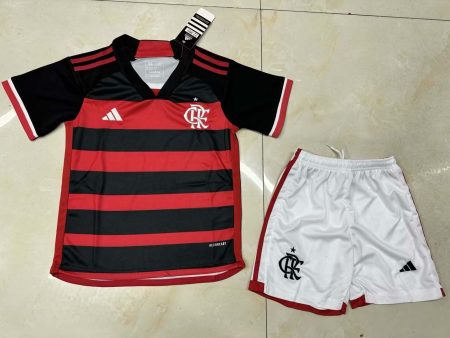 2024/2025 Flamengo Home Jersey Kids Size Suit