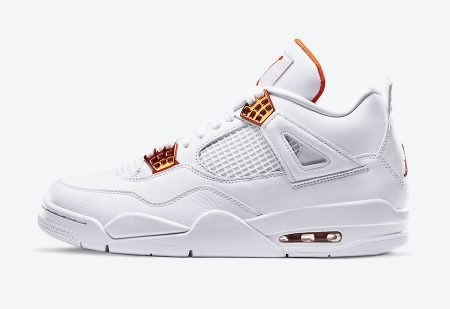 Air Jordan 4 Orange Metallic