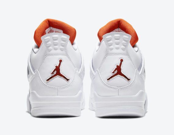 Air Jordan 4 Orange Metallic