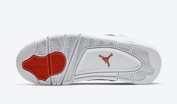 Air Jordan 4 Orange Metallic