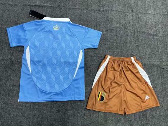 2024 Belgium National Team Away Football Shirt Kids Size Suit