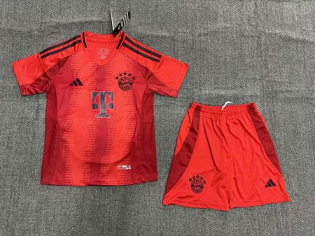 2024/2025 Bayern Munich Home Football Jersey Kids Size Suit