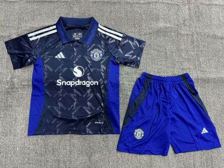 2024/2025 Manchester United Away Football Shirt Kids Size Suit