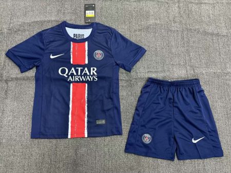 2024/2025 Psg Paris Saint-Germain Home Football Shirt Kids Size Suit