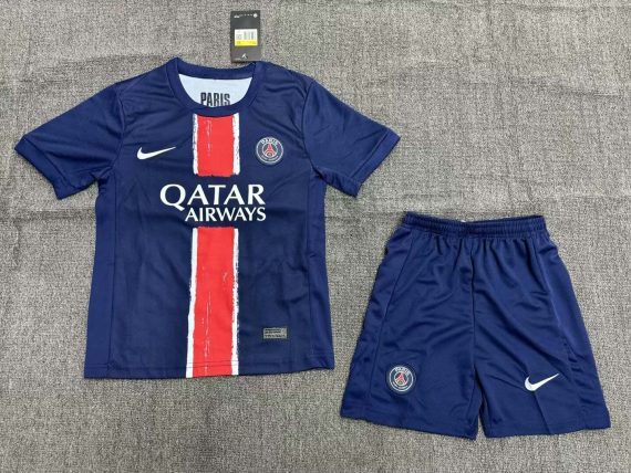 2024/2025 Psg Paris Saint-Germain Home Football Shirt Kids Size Suit