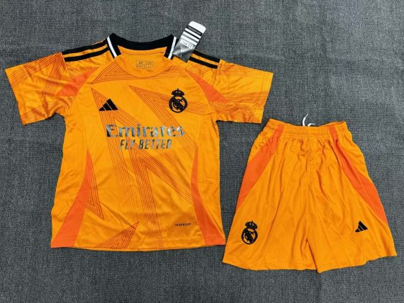 2024/2025 Real Madrid Away Football Shirt Kids Size Suit