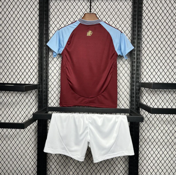 2024/2025 Aston Villa Home Football Shirt Kids Size Suit