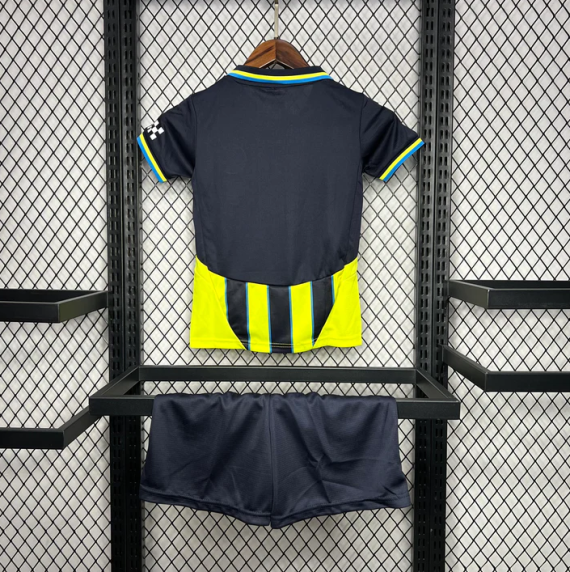 2024/2025 Manchester City Away Football Shirt Kids Size Suit