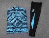 22/23 Al-Nassr Half-Pull Training Suit Blue Football Shirt Set