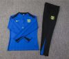 24/25 Barcelona Half-Pull Training Suit Colorful Blue Jersey Set