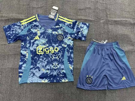 24/25 Ajax Away Football Shirt Kids Size Suit