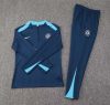 24/25 Chelsea Half-Pull Training Suit Royal blue Football Shirt Set