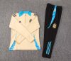 2024 Argentina Half-Pull Training Suit Khaki Football Shirt Set