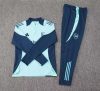 24/25 Arsenal Half-Pull Training Suit Baby blue Football Shirt Set