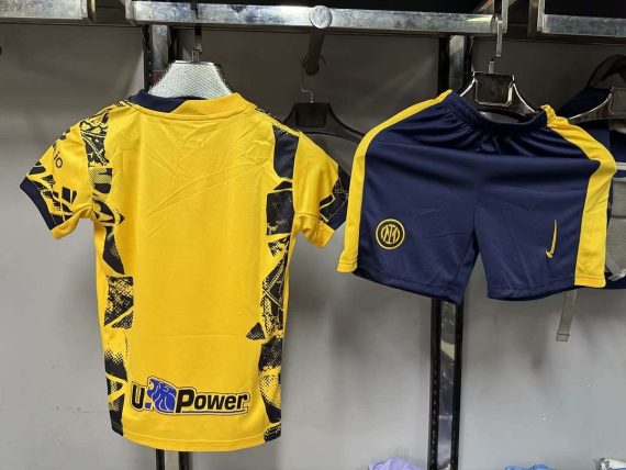 24/25 Internazionale Milan Third Away Football Jersey Kids Size Suit