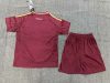 24/25 Roma Home Soccer Jersey Kids Size Suit