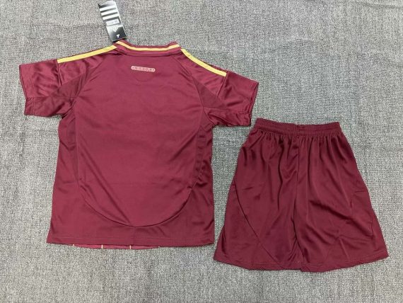 24/25 Roma Home Soccer Jersey Kids Size Suit